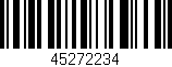 Código de barras (EAN, GTIN, SKU, ISBN): '45272234'