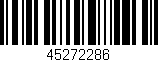 Código de barras (EAN, GTIN, SKU, ISBN): '45272286'