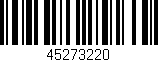Código de barras (EAN, GTIN, SKU, ISBN): '45273220'