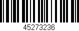 Código de barras (EAN, GTIN, SKU, ISBN): '45273236'