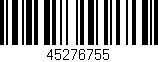 Código de barras (EAN, GTIN, SKU, ISBN): '45276755'