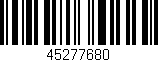 Código de barras (EAN, GTIN, SKU, ISBN): '45277680'