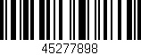 Código de barras (EAN, GTIN, SKU, ISBN): '45277898'