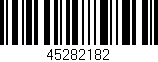Código de barras (EAN, GTIN, SKU, ISBN): '45282182'