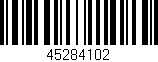 Código de barras (EAN, GTIN, SKU, ISBN): '45284102'