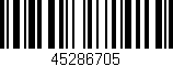 Código de barras (EAN, GTIN, SKU, ISBN): '45286705'