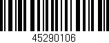 Código de barras (EAN, GTIN, SKU, ISBN): '45290106'