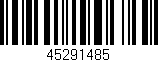 Código de barras (EAN, GTIN, SKU, ISBN): '45291485'