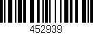 Código de barras (EAN, GTIN, SKU, ISBN): '452939'