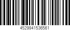 Código de barras (EAN, GTIN, SKU, ISBN): '4529941536561'