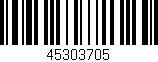 Código de barras (EAN, GTIN, SKU, ISBN): '45303705'