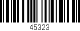Código de barras (EAN, GTIN, SKU, ISBN): '45323'