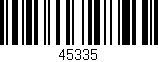 Código de barras (EAN, GTIN, SKU, ISBN): '45335'