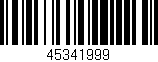 Código de barras (EAN, GTIN, SKU, ISBN): '45341999'