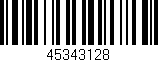 Código de barras (EAN, GTIN, SKU, ISBN): '45343128'