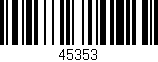 Código de barras (EAN, GTIN, SKU, ISBN): '45353'