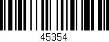 Código de barras (EAN, GTIN, SKU, ISBN): '45354'
