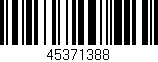 Código de barras (EAN, GTIN, SKU, ISBN): '45371388'