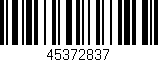 Código de barras (EAN, GTIN, SKU, ISBN): '45372837'