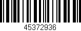 Código de barras (EAN, GTIN, SKU, ISBN): '45372936'