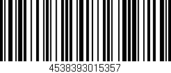 Código de barras (EAN, GTIN, SKU, ISBN): '4538393015357'
