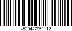 Código de barras (EAN, GTIN, SKU, ISBN): '4538447951112'