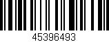 Código de barras (EAN, GTIN, SKU, ISBN): '45396493'