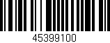 Código de barras (EAN, GTIN, SKU, ISBN): '45399100'