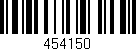 Código de barras (EAN, GTIN, SKU, ISBN): '454150'