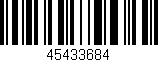 Código de barras (EAN, GTIN, SKU, ISBN): '45433684'