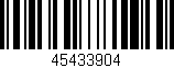 Código de barras (EAN, GTIN, SKU, ISBN): '45433904'