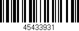 Código de barras (EAN, GTIN, SKU, ISBN): '45433931'