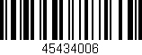 Código de barras (EAN, GTIN, SKU, ISBN): '45434006'