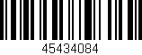 Código de barras (EAN, GTIN, SKU, ISBN): '45434084'