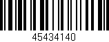 Código de barras (EAN, GTIN, SKU, ISBN): '45434140'