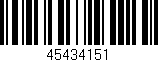 Código de barras (EAN, GTIN, SKU, ISBN): '45434151'