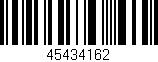 Código de barras (EAN, GTIN, SKU, ISBN): '45434162'
