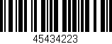 Código de barras (EAN, GTIN, SKU, ISBN): '45434223'