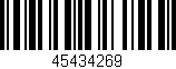Código de barras (EAN, GTIN, SKU, ISBN): '45434269'