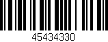 Código de barras (EAN, GTIN, SKU, ISBN): '45434330'