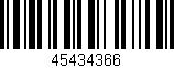 Código de barras (EAN, GTIN, SKU, ISBN): '45434366'