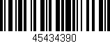 Código de barras (EAN, GTIN, SKU, ISBN): '45434390'