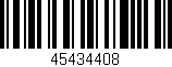 Código de barras (EAN, GTIN, SKU, ISBN): '45434408'