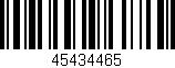 Código de barras (EAN, GTIN, SKU, ISBN): '45434465'