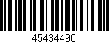 Código de barras (EAN, GTIN, SKU, ISBN): '45434490'