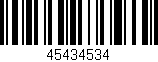 Código de barras (EAN, GTIN, SKU, ISBN): '45434534'