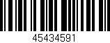 Código de barras (EAN, GTIN, SKU, ISBN): '45434591'