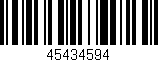 Código de barras (EAN, GTIN, SKU, ISBN): '45434594'