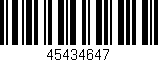 Código de barras (EAN, GTIN, SKU, ISBN): '45434647'