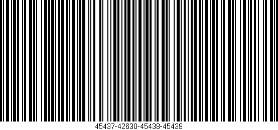 Código de barras (EAN, GTIN, SKU, ISBN): '45437-42630-45438-45439'